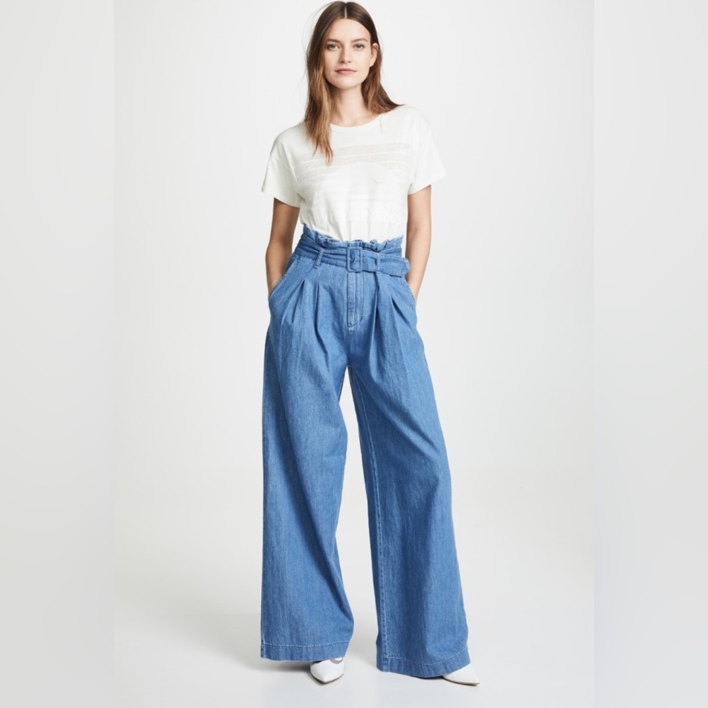 Denim Co. Organic Cotton Wide Leg Jeans